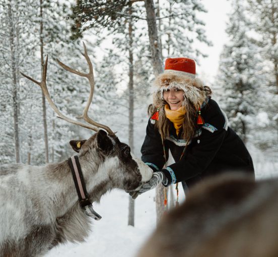 A visit to Saami and Reindeer, with fish soup and pies