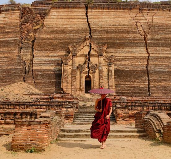 New Year in Myanmar and Cambodia. Famous temples, tribes, wild beaches