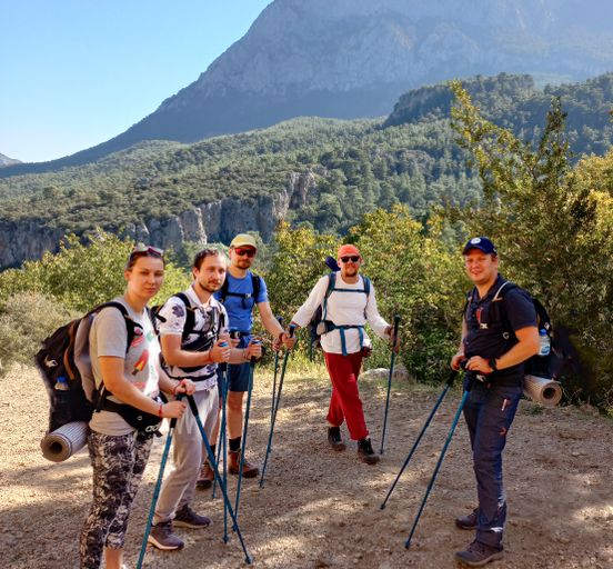 The Lycian trail is light, equipment included!
