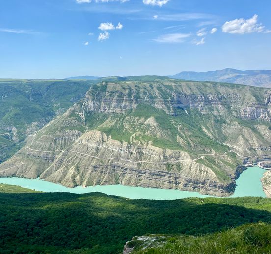 Сулакский каньон с дикими смотровыми