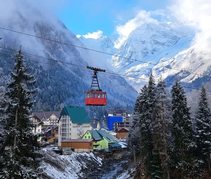 Знакомство с Кавказом. Зима