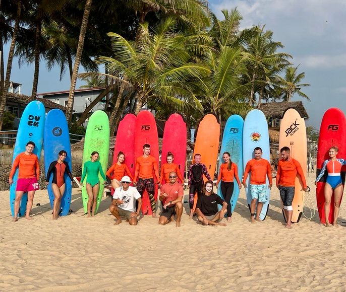 Улётный Серф-кэмп Шри-Ланка. Серфинг+экскурсии. 13 дней