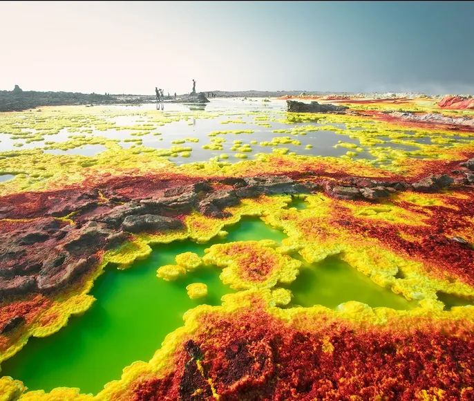 Загадочная Эфиопия: Завораживающие вулканы Далол и дикие племена долины Омо