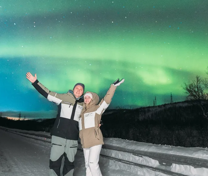 Териберка + Киты + Северное сияние. Комфорт тур до 6 чел. Тундра, хаски и олени