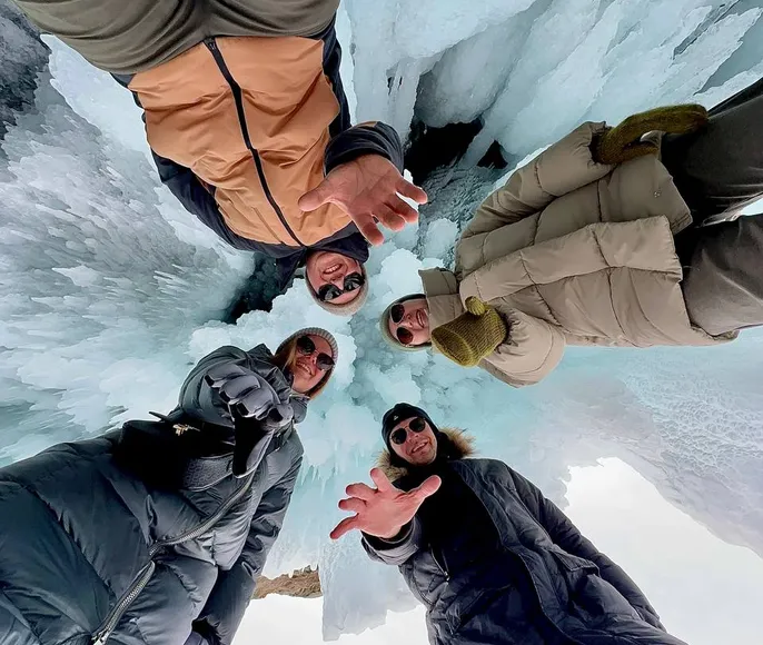 Хрустальный лёд Байкала 4 дня на острове Ольхон