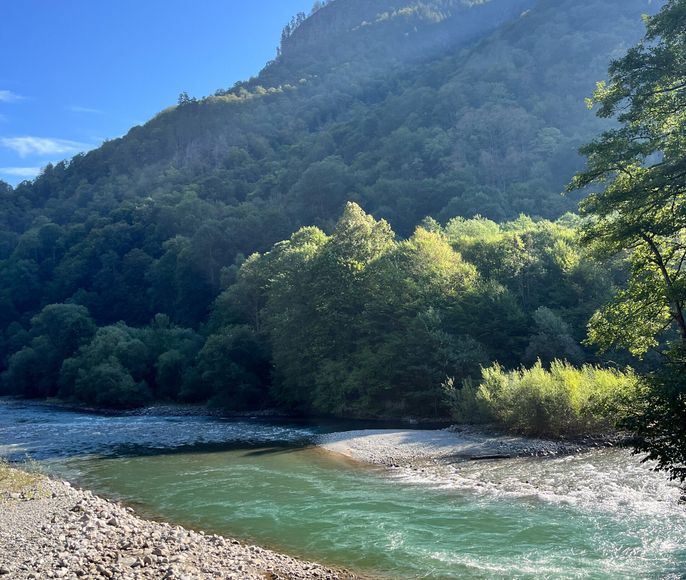 Маршрут 8 — через горы Кавказа к Чёрному морю