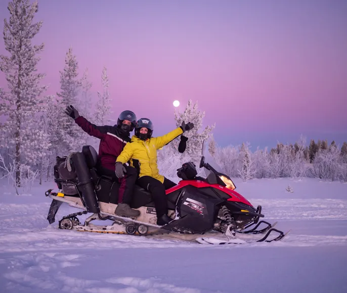 Снегоходные приключения с баней, обедом и фотосессией