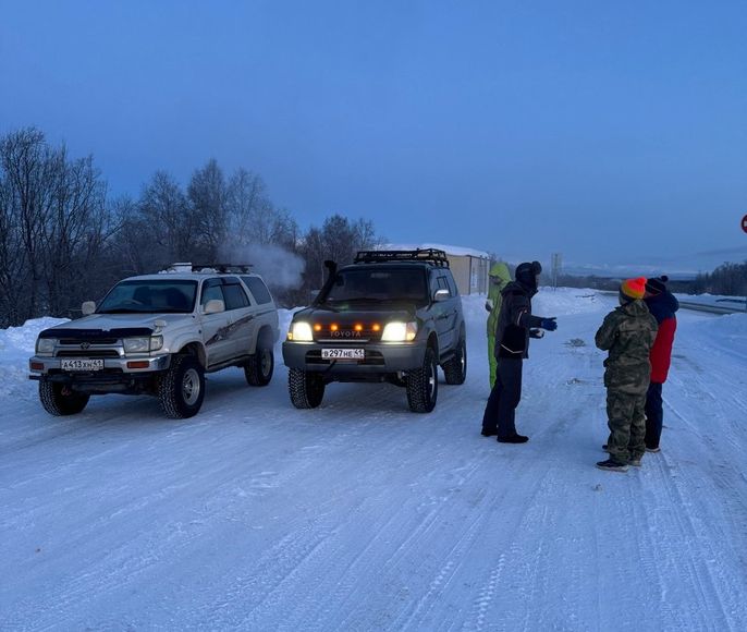 Зимняя Камчатка. Тур на Север Камчатки. 4 дня 3 ночи. п. Эссо. - п. Анавгай