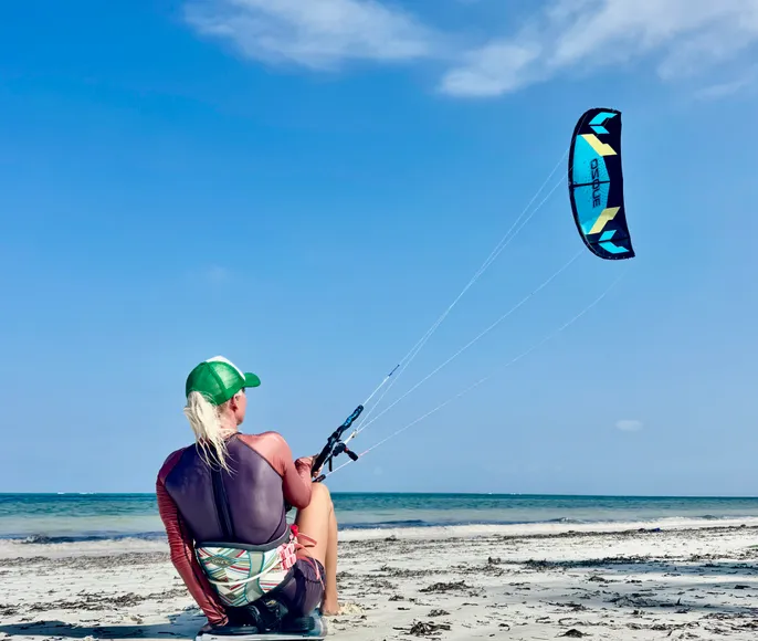 Кайтсерфинг на Занзибаре обучение с 0. Экскурсии и Пляж.