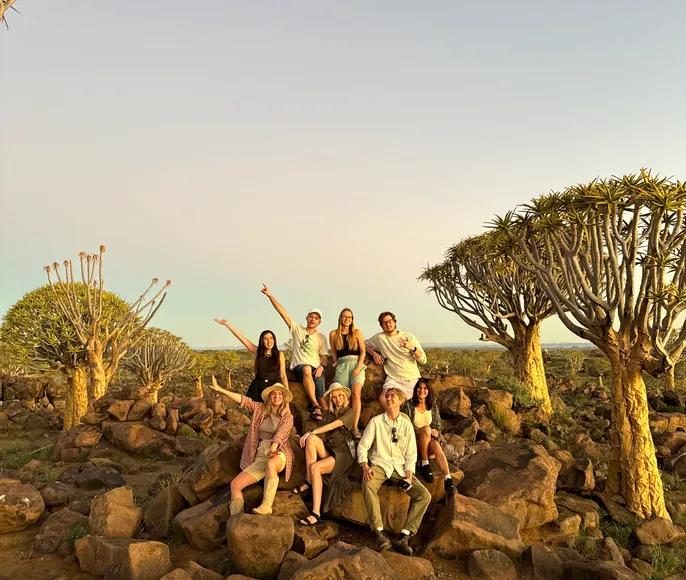 Намибия: сафари в Этоше, лес колчанных деревьев, дюна и пустыни