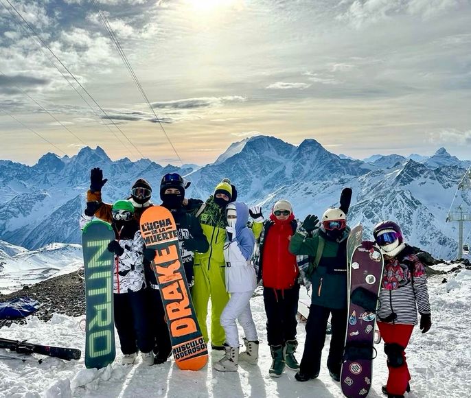 Горы Эльбруса! Лыжи и сноуборд! Включено Всё!