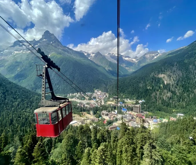 Сказочный Домбай из Кисловодска