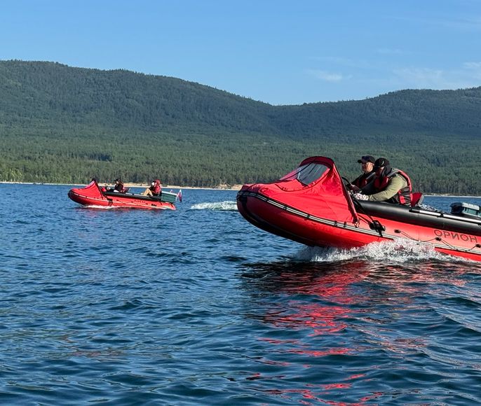 8 дней на рубиновых лодках по Байкалу