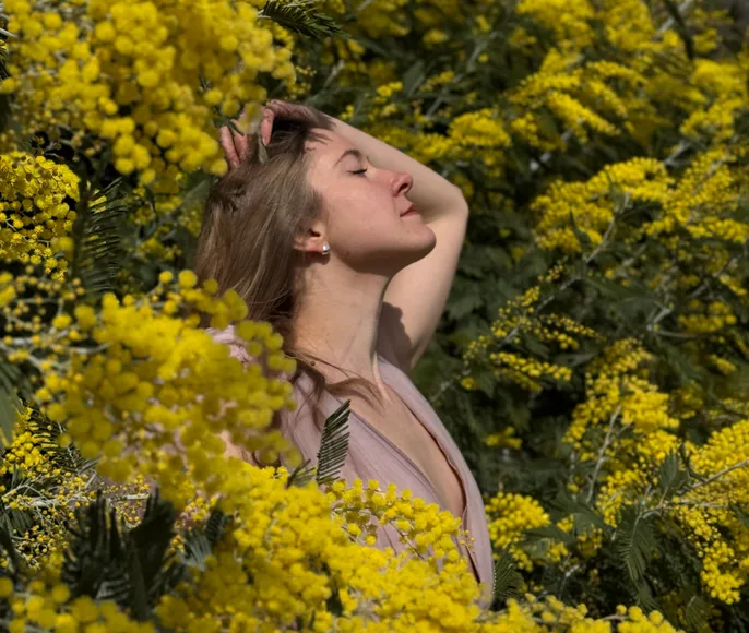 Абхазия, фото-девичник на мимозу, 4 дня