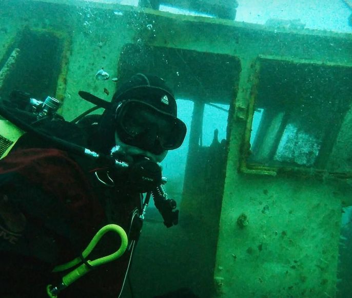 Заполярный дайвинг в фьорде