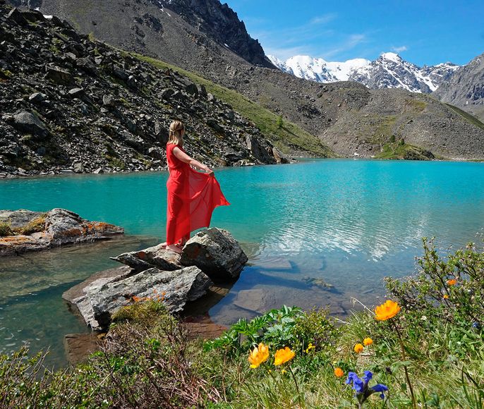 Изумруды Алтая, поход с вьючными лошадьми на Каракабакские озера