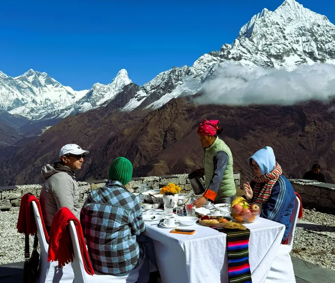 Трек Гокио Ри. Путь к Эвересту + вертолет. Luxury проживание на маршруте