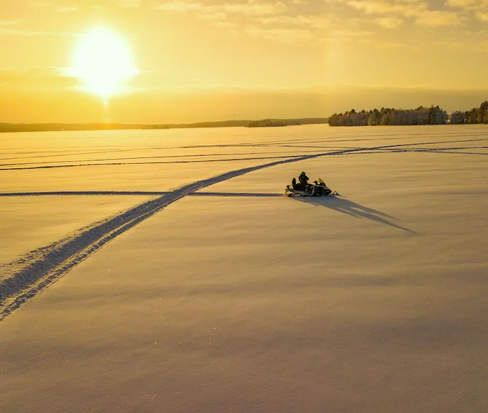 Снежное приключение в Карелии