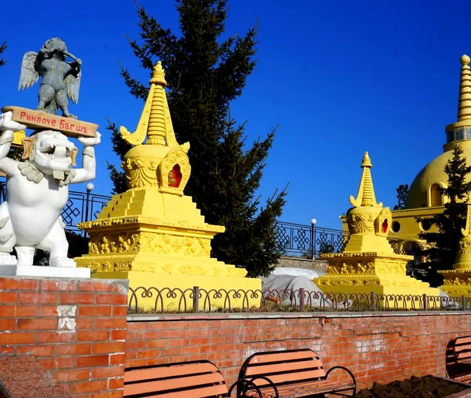 Улан-Удэ с высоты птичьего полета: панорамные виды и дацан Ринпоче Багша