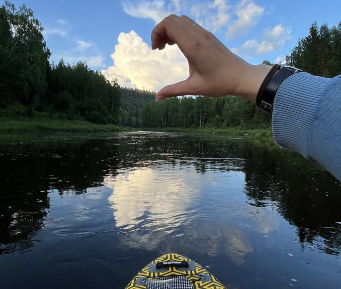 Кемпинг на Усьве:SUP-сплав от Шумихинского до Столбов + Каменный город