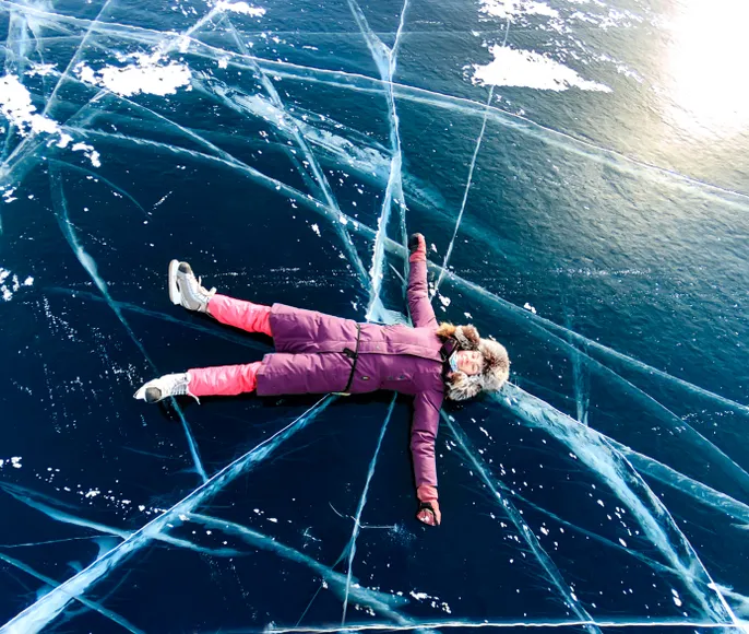 Зимнее великолепие Байкала.