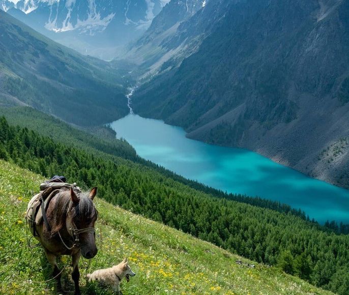 Шавлинское зазеркалье, пеший поход с конным сопровождением.