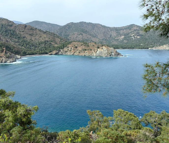 Восточная Ликийская тропа вдоль моря. Палатки, налегке.