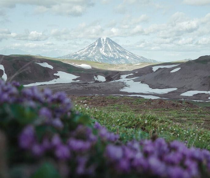 Камчатка. Три вулкана