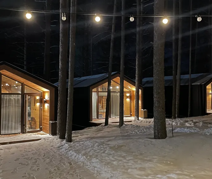 Новогодняя ночь в Карелии