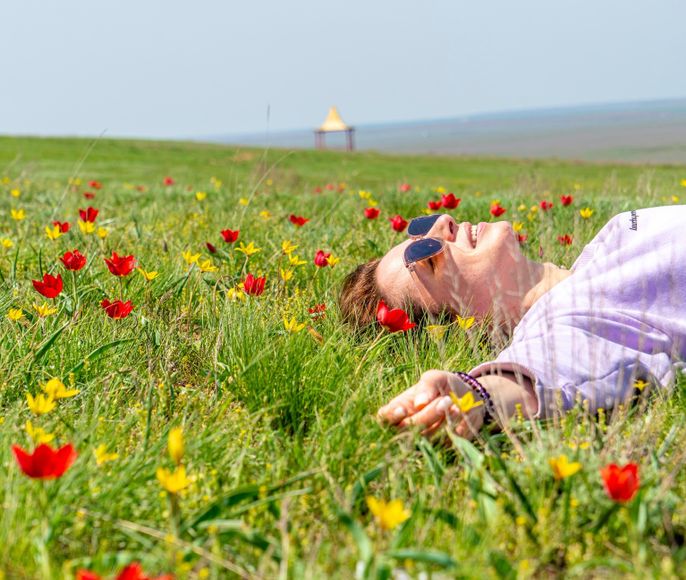 Калмыкия - родина тюльпанов!