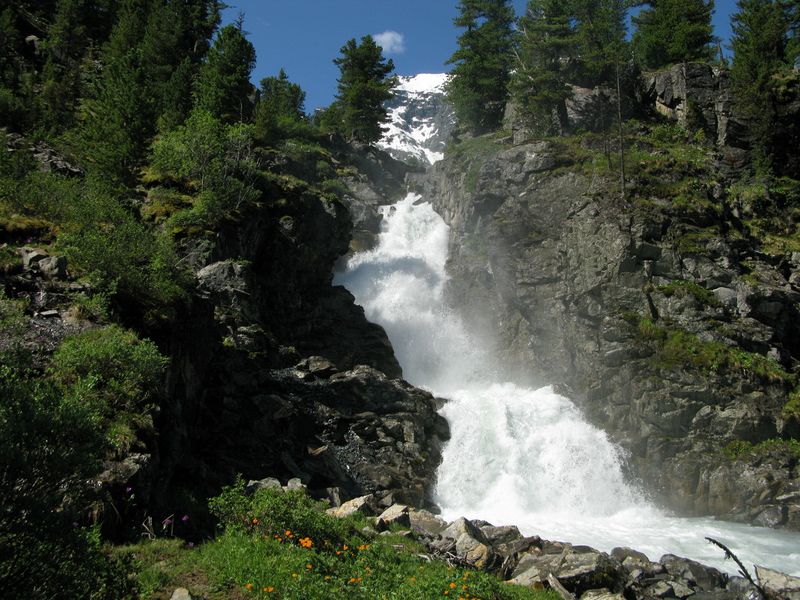 Водопады алтая картинки