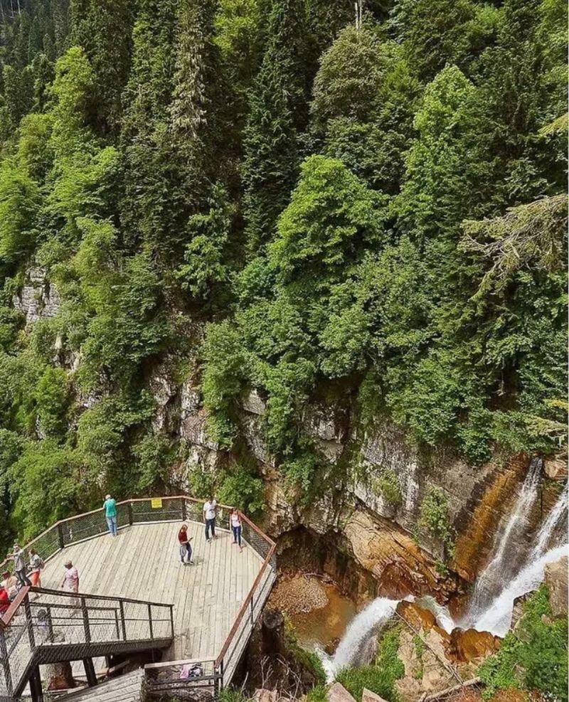 Парк водопадов Менделиха Сочи