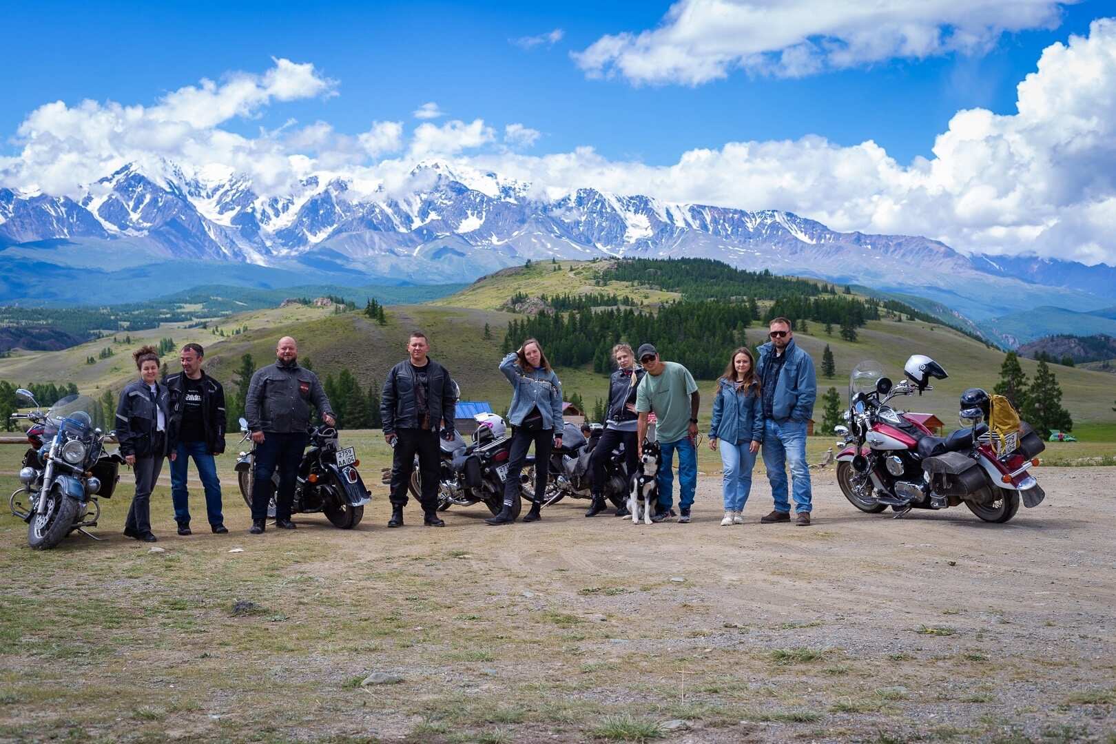 Мото тур по Алтаю на дорожных мотоциклах - Чопперах (8/28)