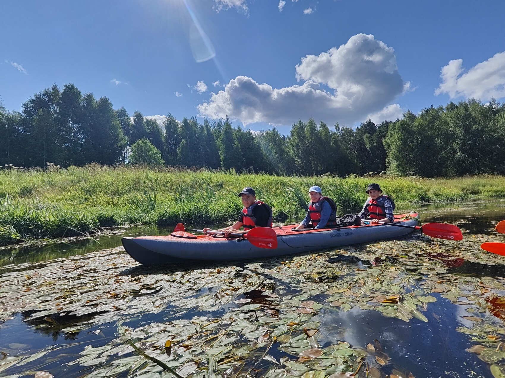Однодневный сплав на байдарках по реке Уча (10/10)