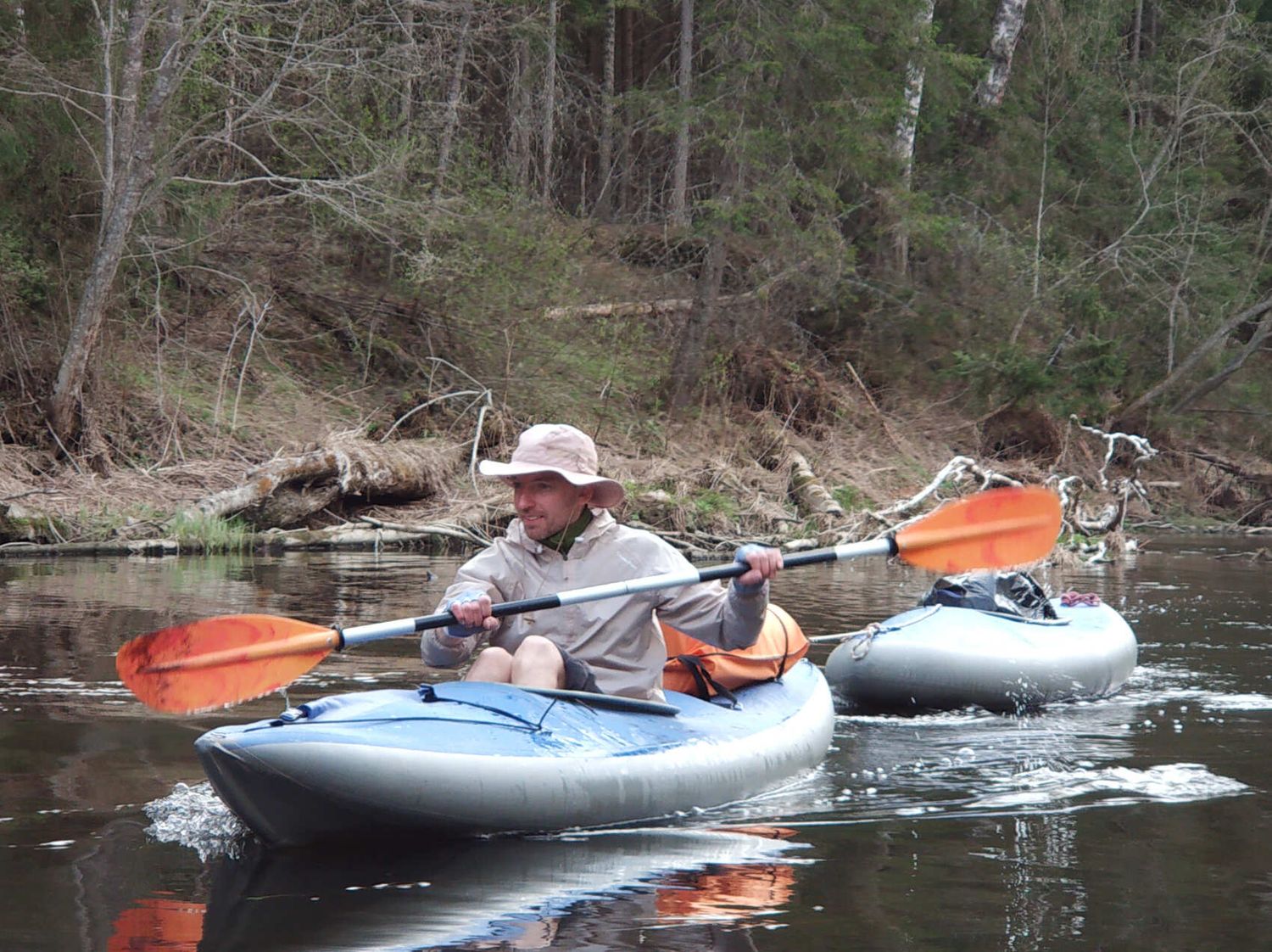 Сплав на SUP бордах по реке Нерская (1 день) (4/7)
