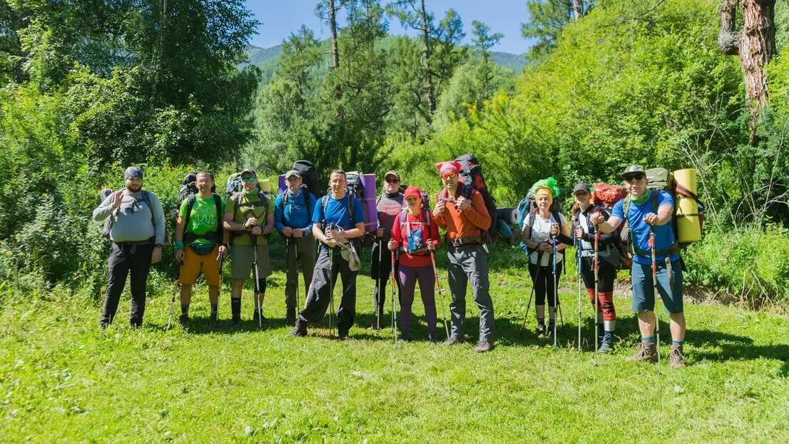 Треккинг к подножию Белухи налегке, с конным сопровождением (66/69)