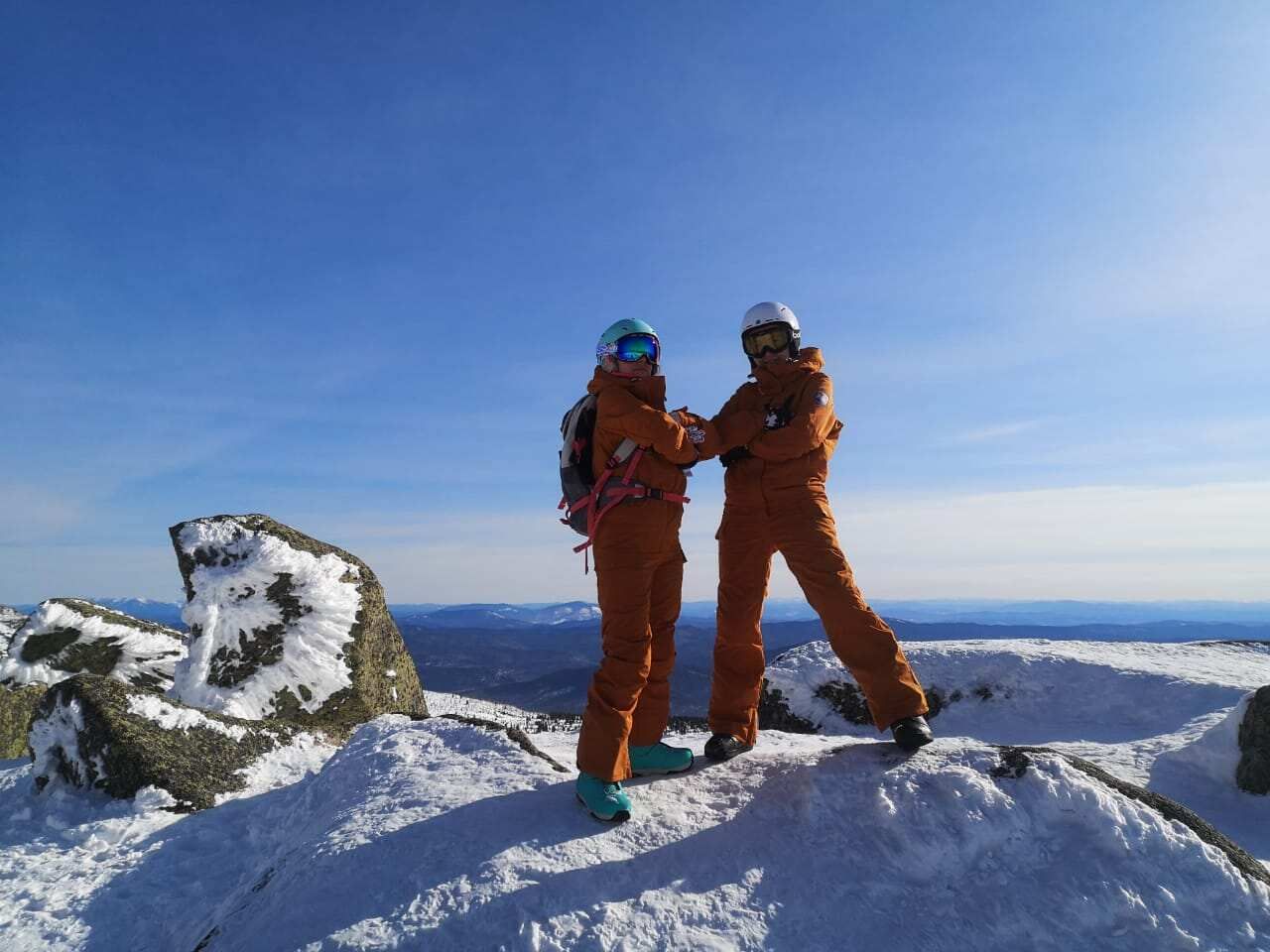Тиндер тур в Шерегеш: в пещеры на снегоходах, фрирайд, парапланы (41/100)