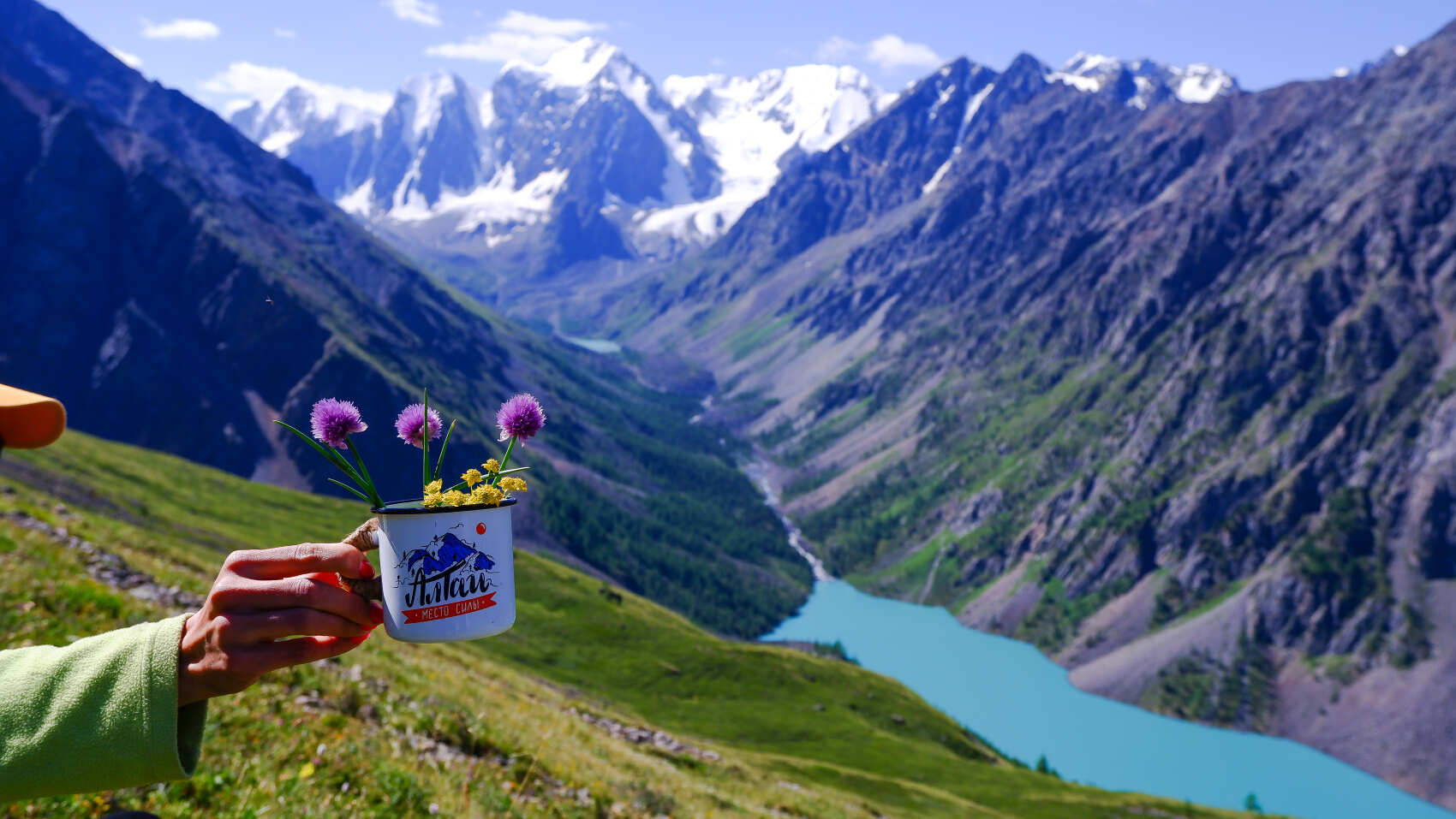 Треккинг к Шавлинским озерам c конным сопровождением (51/88)