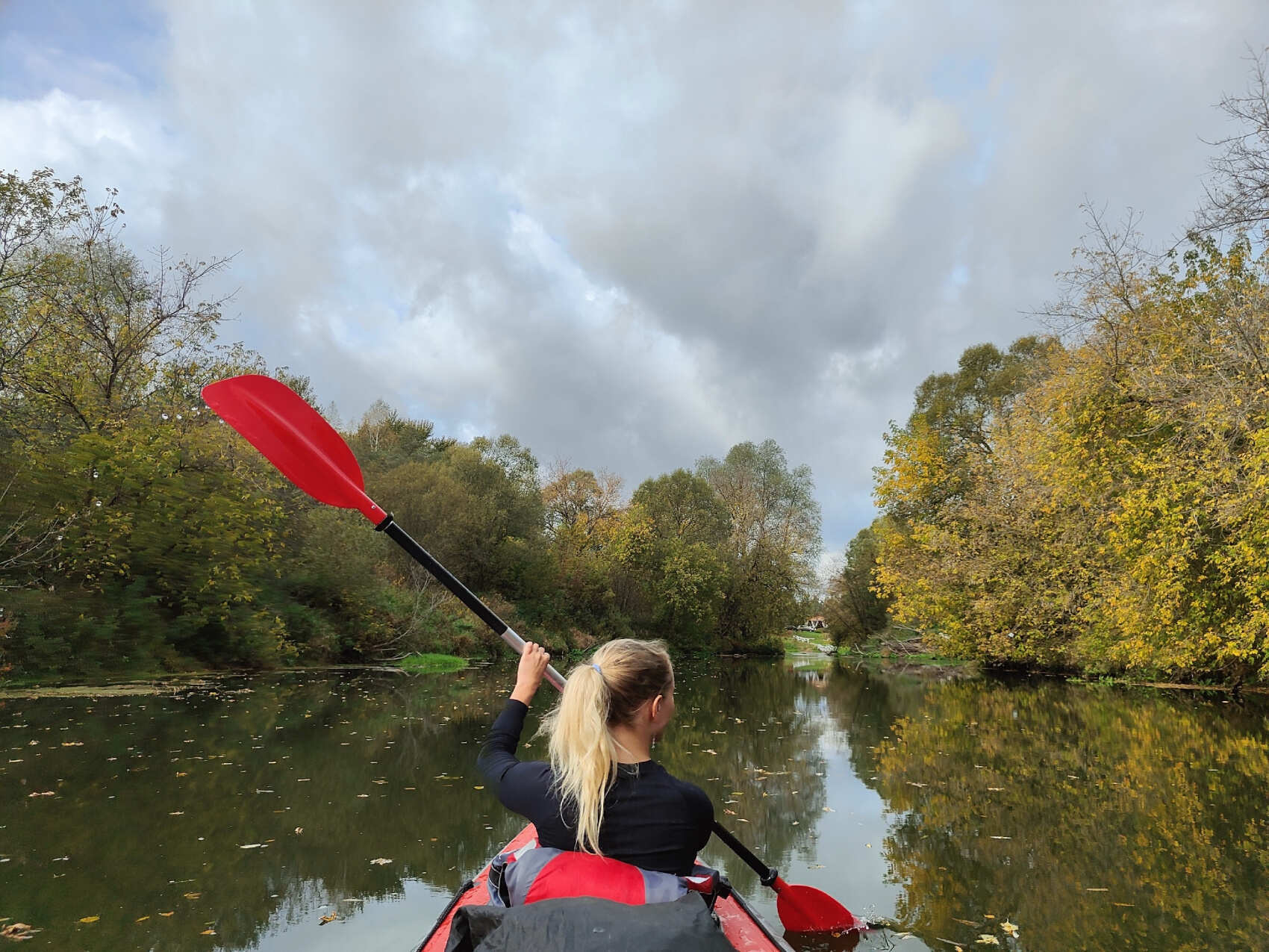 Однодневный сплав на байдарках по реке Дубна
