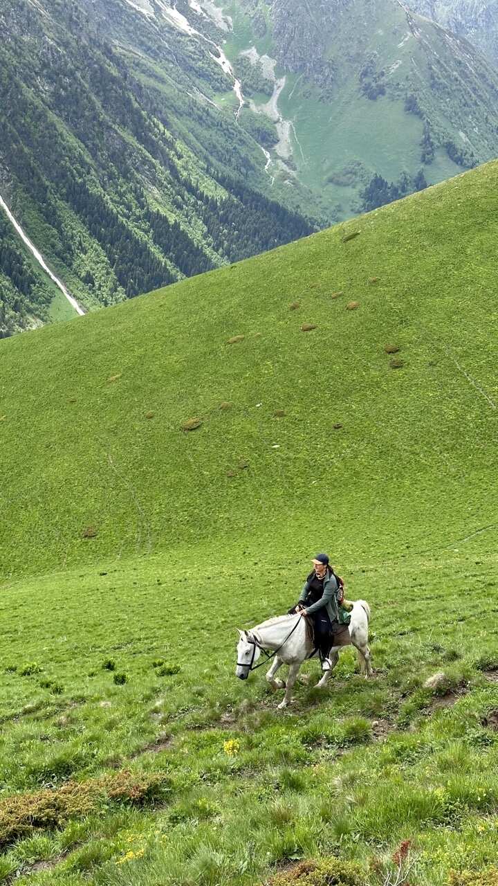 Конный тур с палатками Ожерелье озер и Марухское ущелье (6/35)
