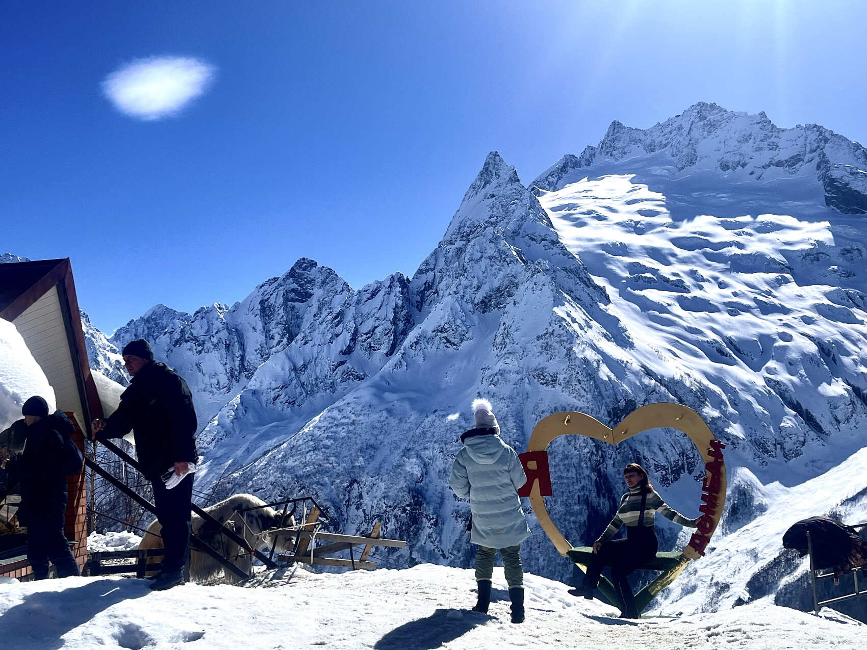 Джип  тур  в изюминку Кавказа  Домбай (9/34)