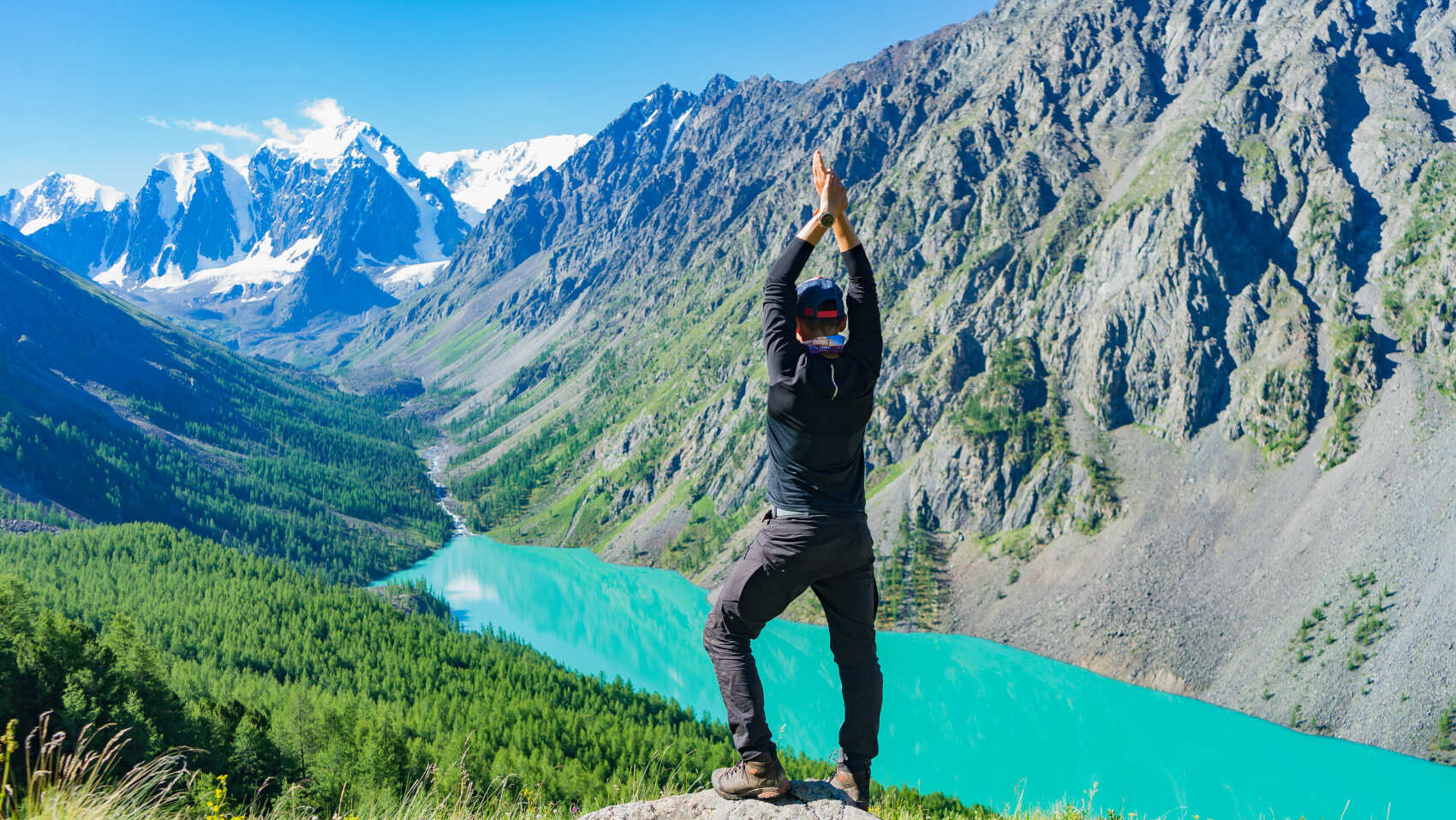 Треккинг к Шавлинским озерам c конным сопровождением (50/88)