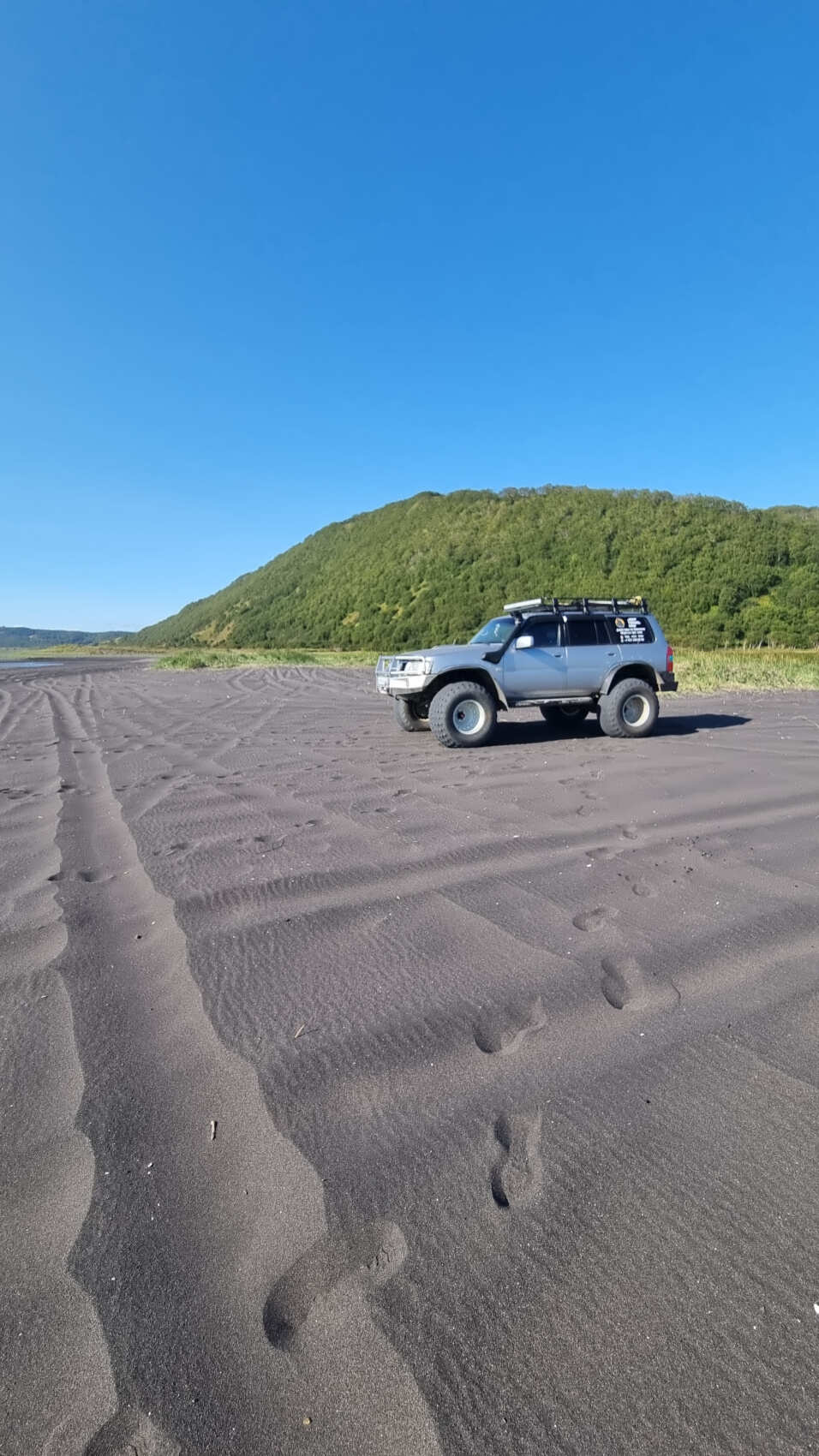 Обзорная экскурсия Халактырский пляж , Черный песок ,смотровые площадка Мишенная (3/12)