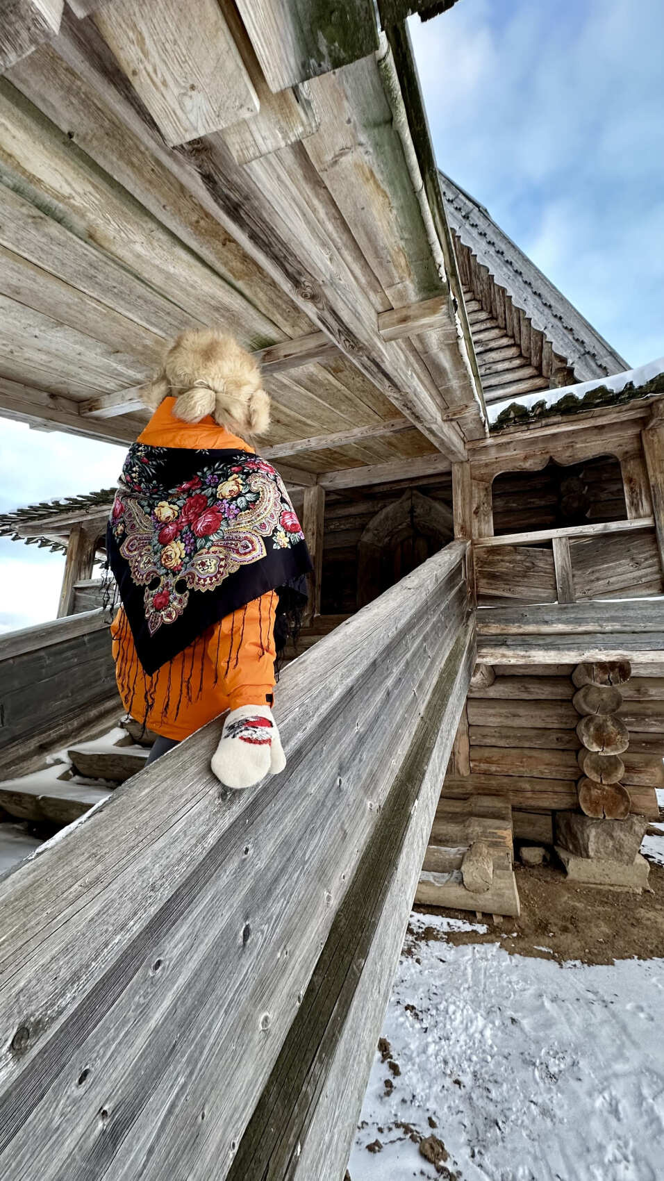 Поход на снегоступах Русский север в Подмосковье (4/11)