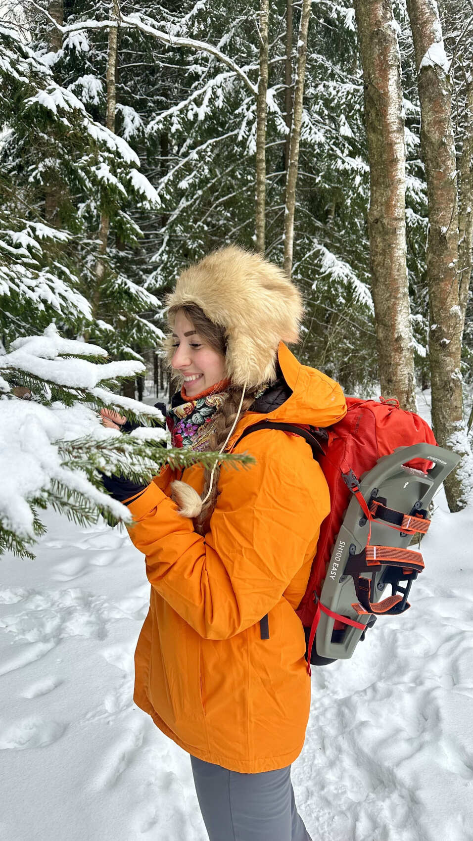 Поход на снегоступах Русский север в Подмосковье (10/11)
