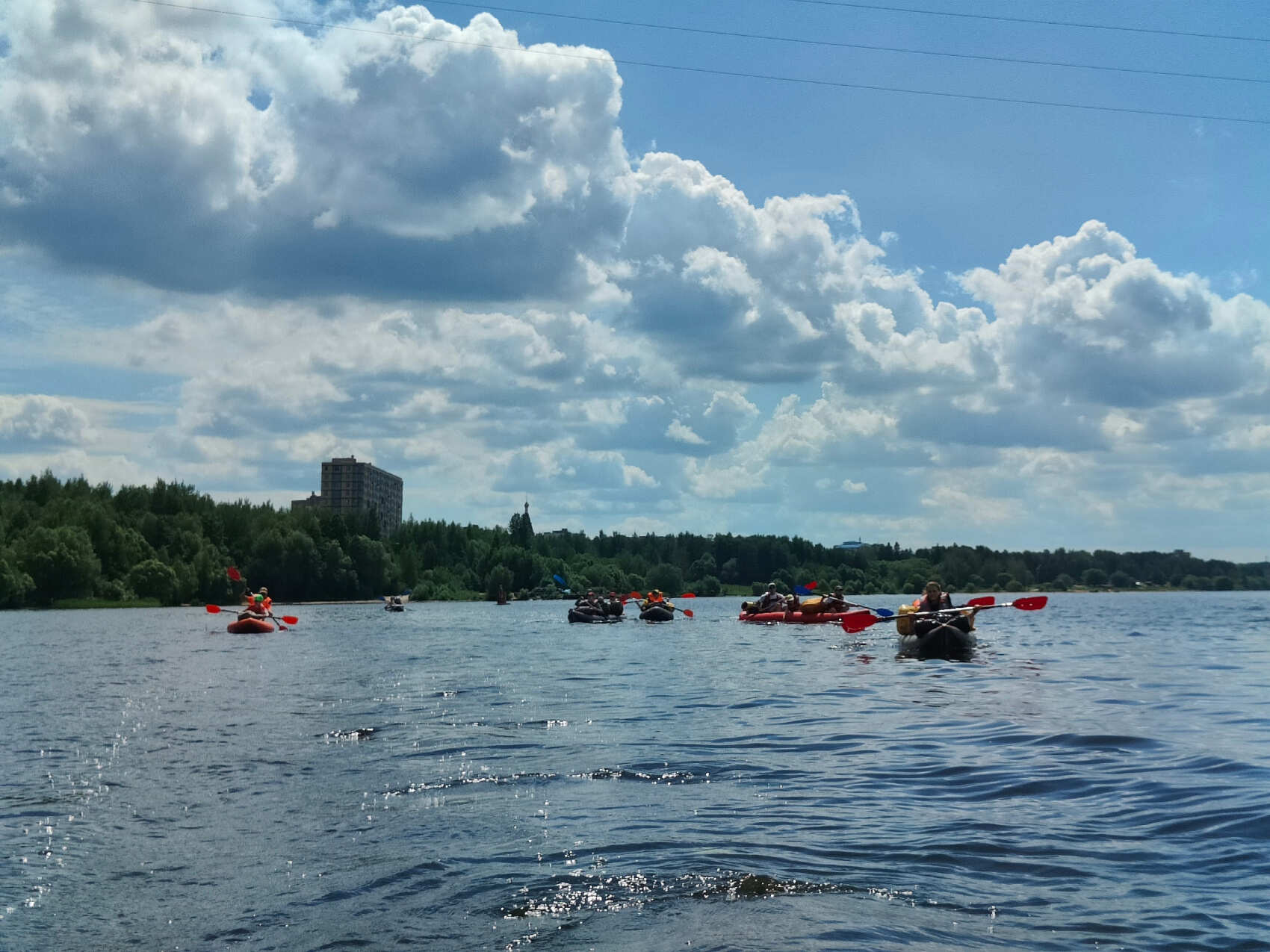 Сплав на байдарках по Московскому морю (7/13)