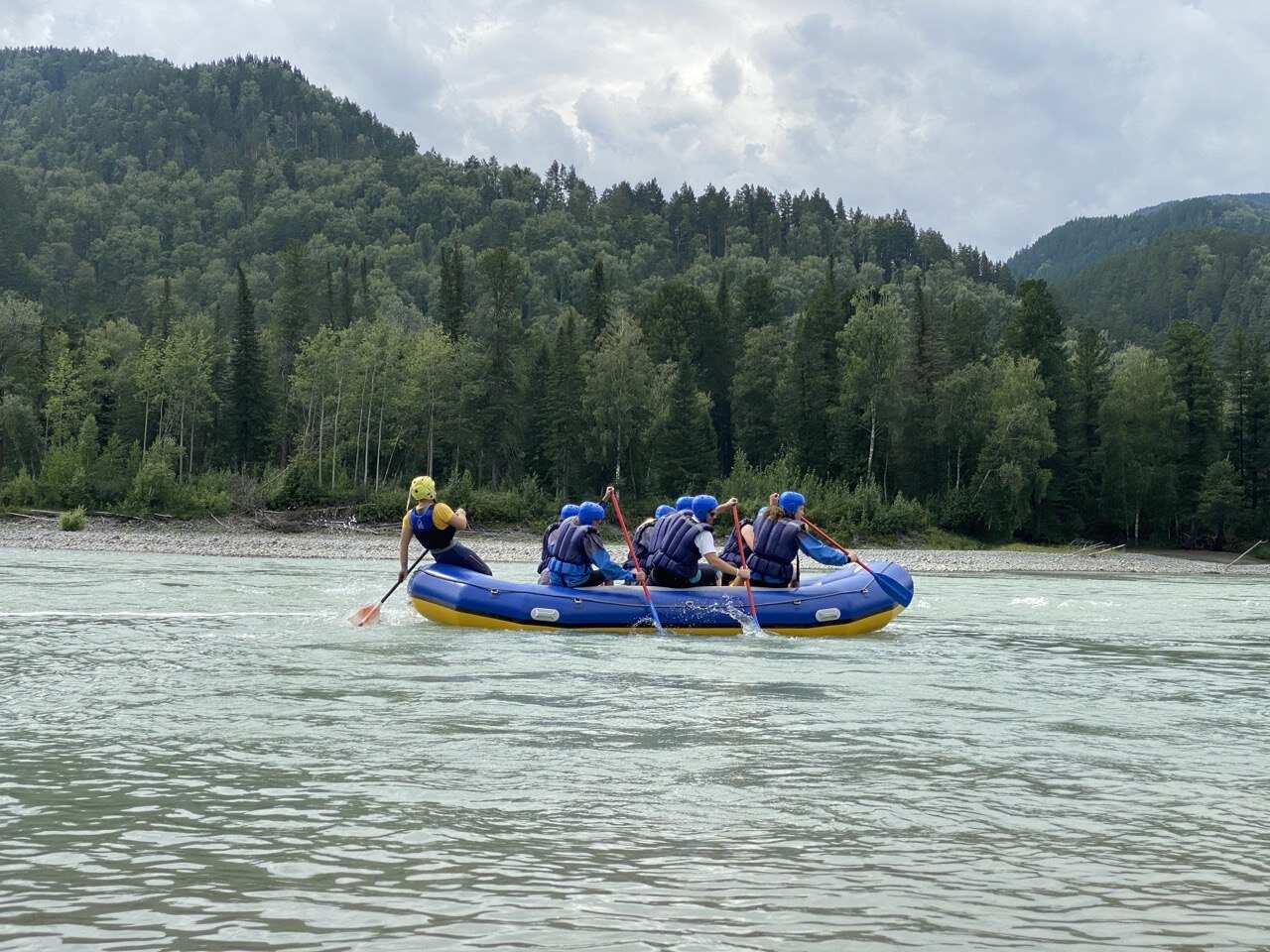 Рафтинг по Катуни (2/7)