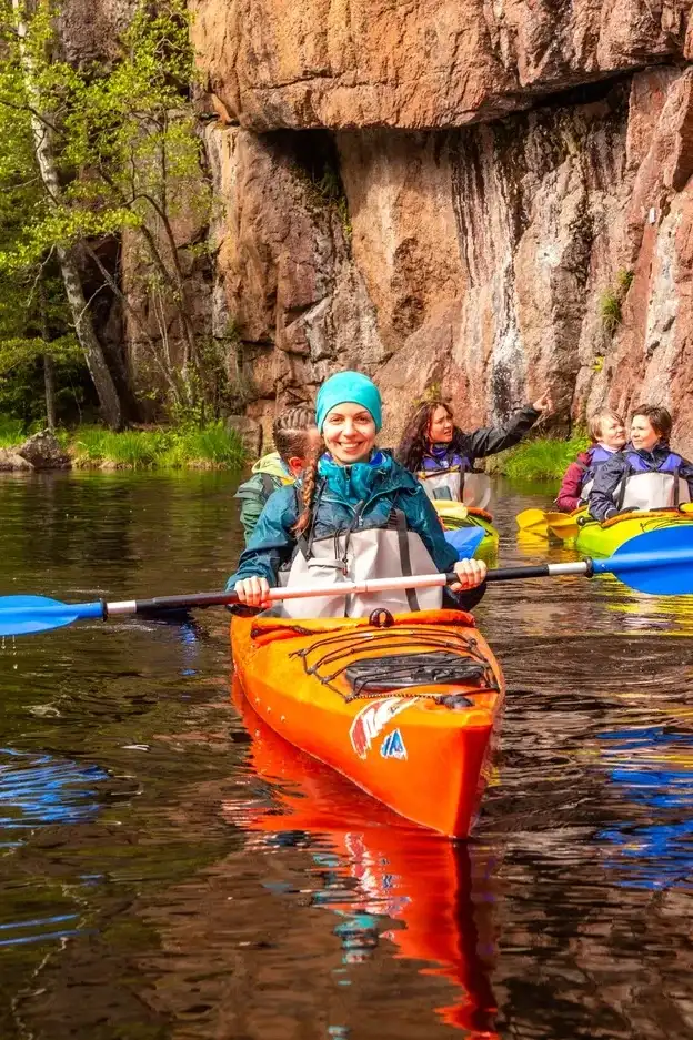 Выборг, Монрепо и Сайменский канал. Поход на каяках к Беличьим скалам