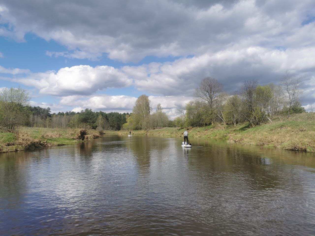 Сплав на Sup досках (сап бордах) по реке Тьма (Тверская обл.) (18/24)