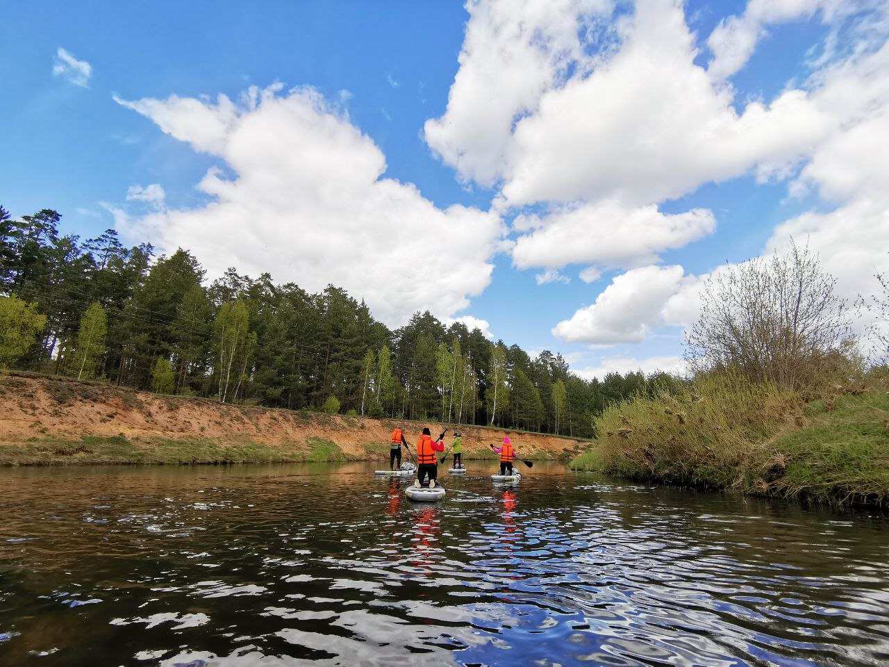 Сплав на Sup досках (сап бордах) по реке Тьма (Тверская обл.) (19/24)